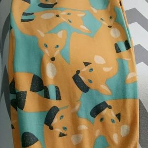 Lularoe OS leggings BNWT - FOXES!